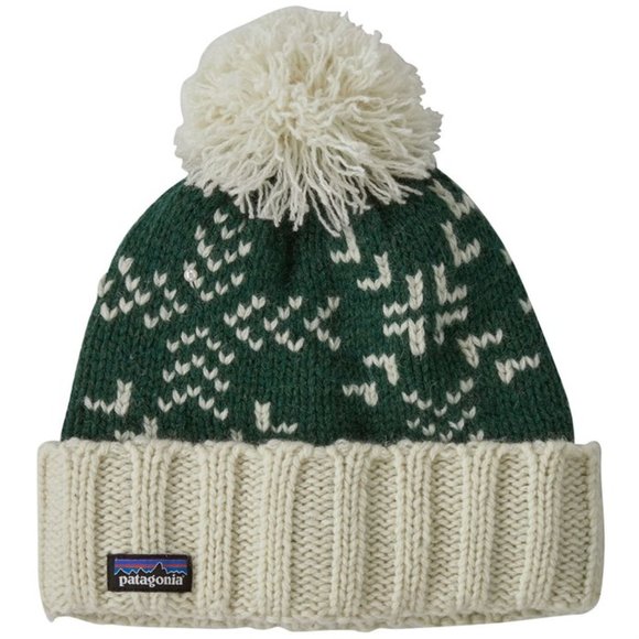 Patagonia Accessories - Patagonia Snowbelle Beanie Evergreen Flakes: Pinyon Green NEW
